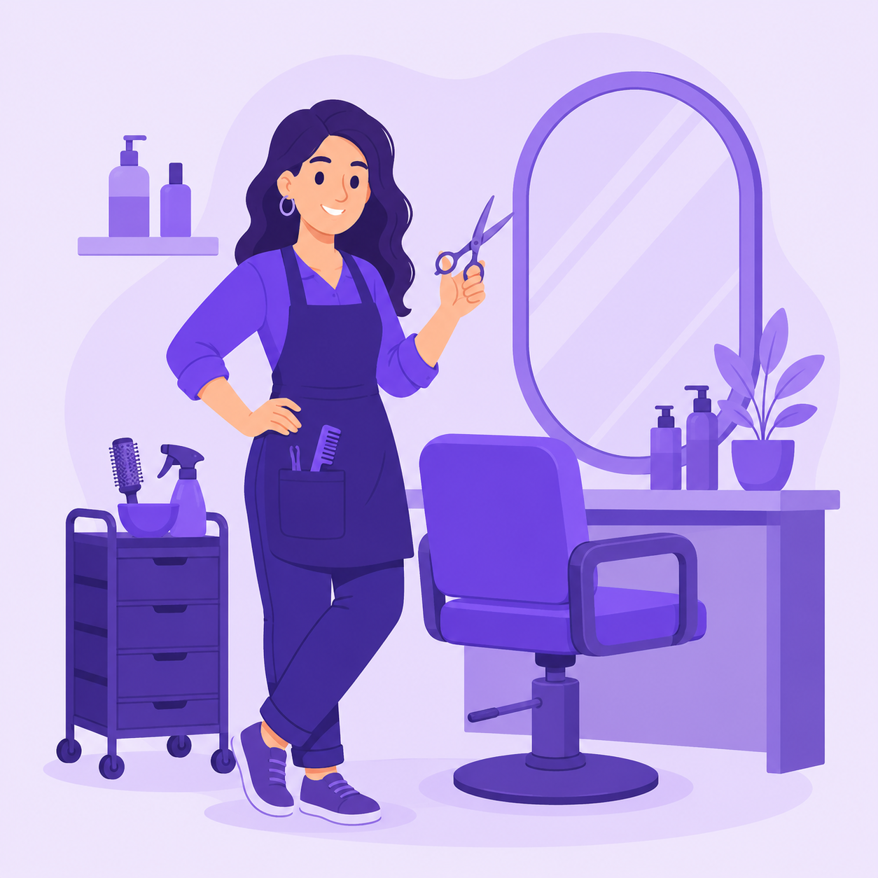 Covre for salons